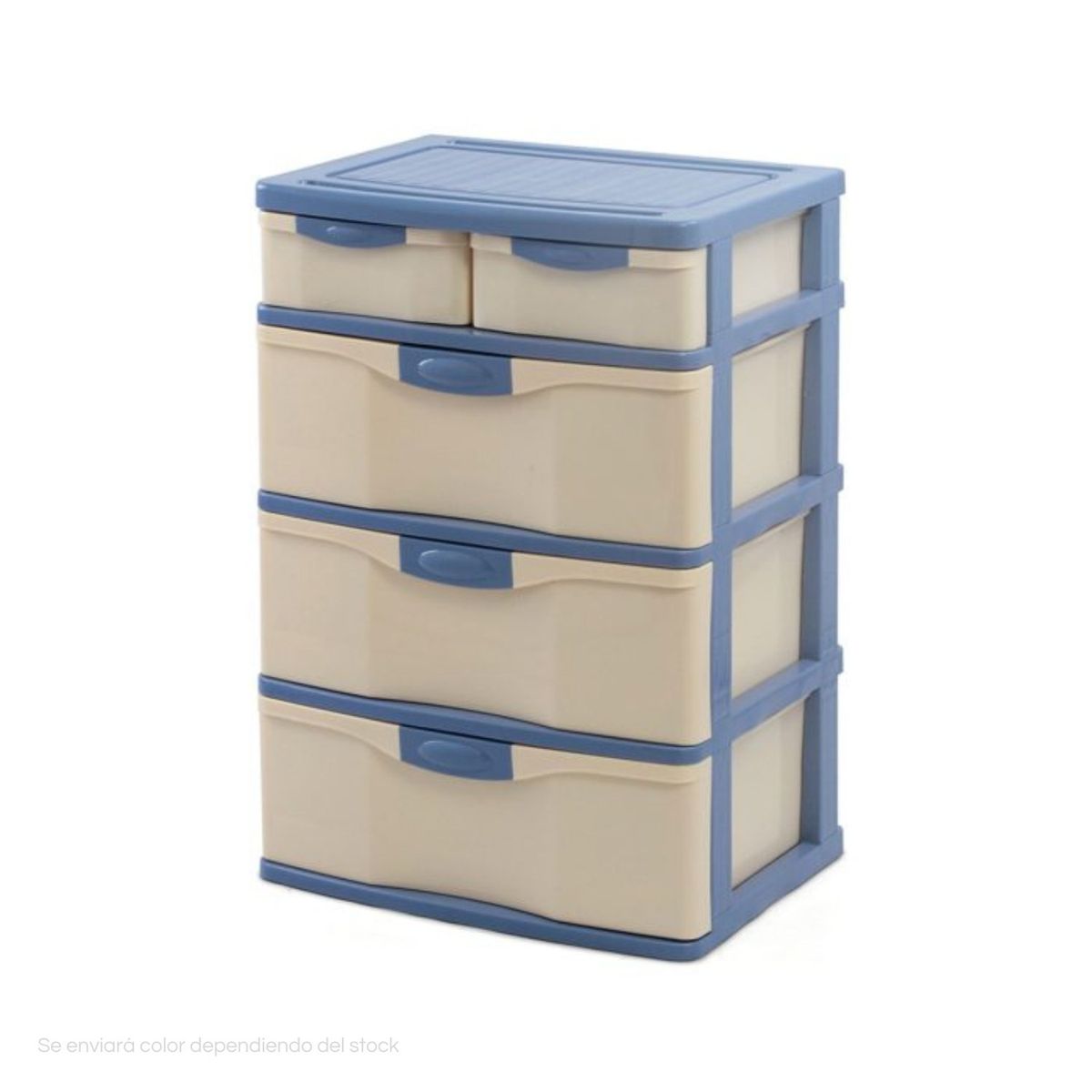 POLINPLAST - Cómoda Comodina N° 4 Con Cajones Amplios y Resistentes