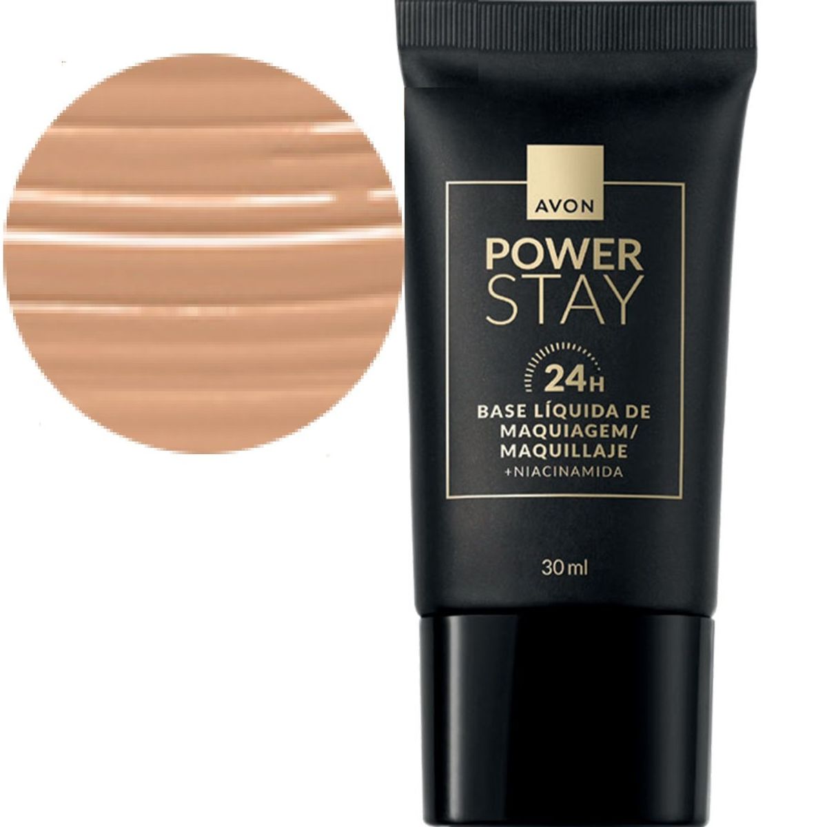 AVON - Base Líquida Avon Power Stay 24h - 210 Q NUDE