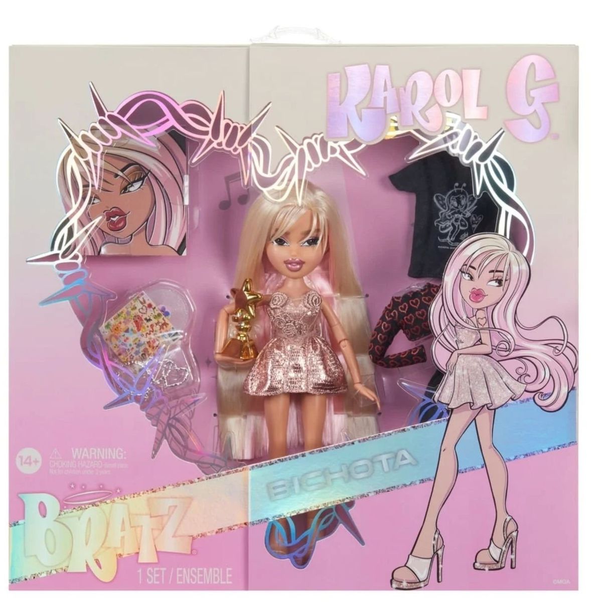 MGA ENTERTAINMENT - Muñeca Bratz Karol G Edición de Colección Limitada