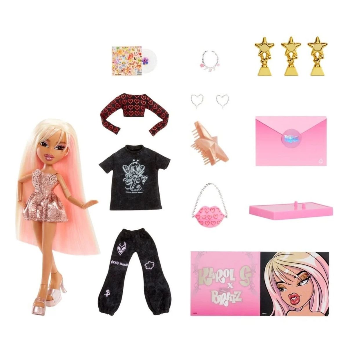 MGA ENTERTAINMENT - Muñeca Bratz Karol G Edición de Colección Limitada