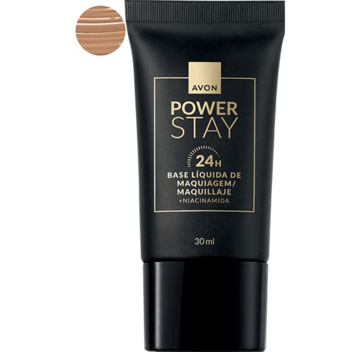AVON - Base Líquida Avon Power Stay 24h - 233Q TRUE BEIGE