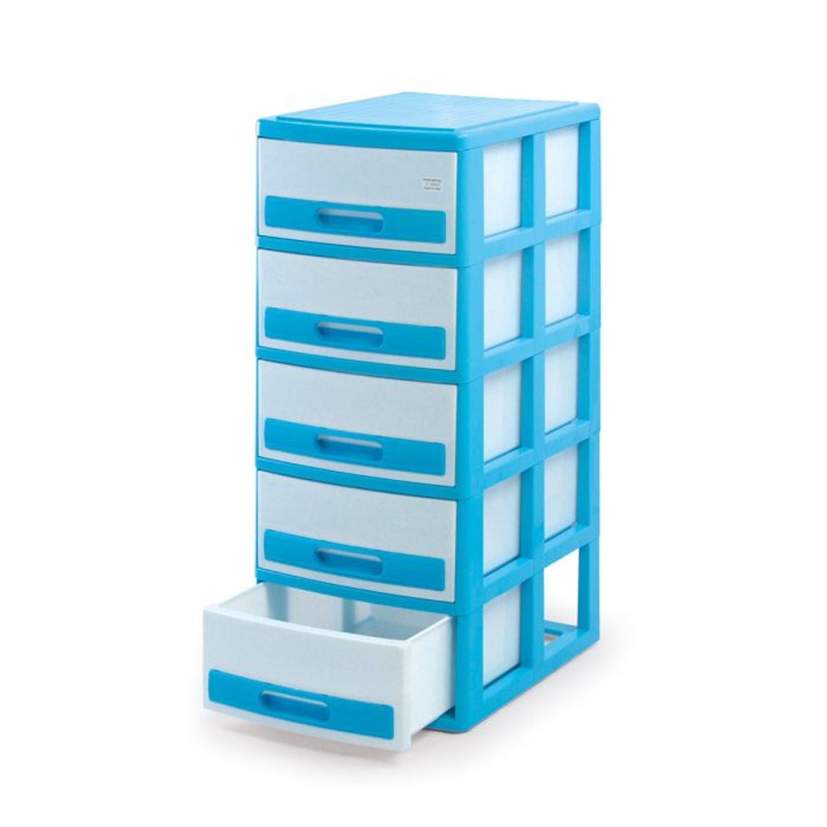 POLINPLAST - Cómoda Polin N° 5 con 5 Cajones y Estructura Reforzada