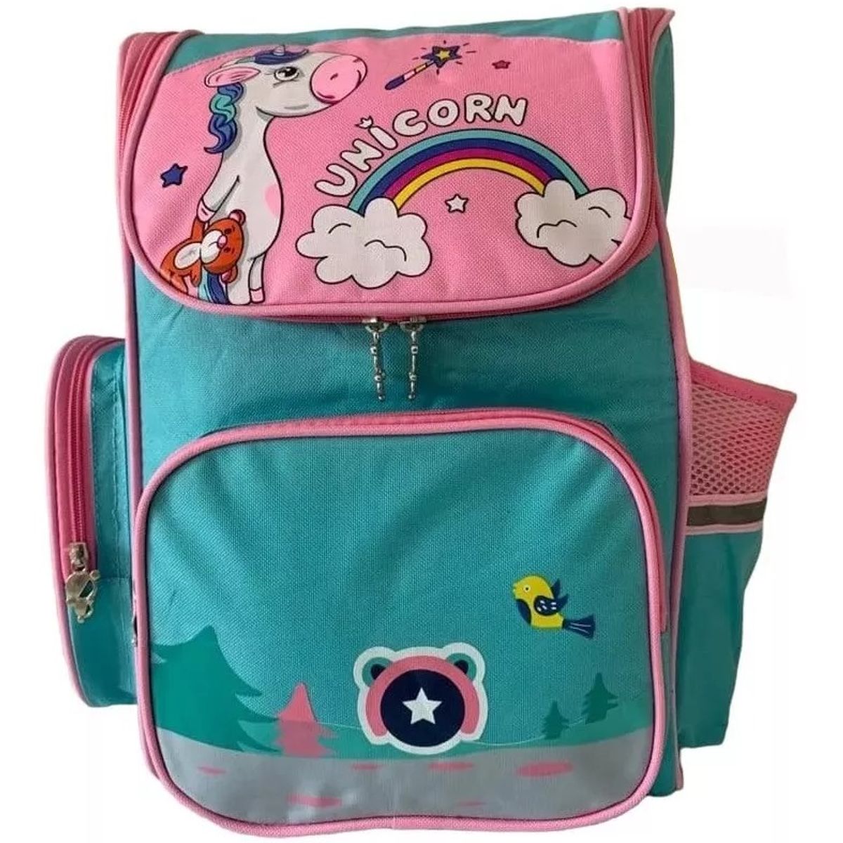 GENERICO - Mochila escolar animalitos niñas