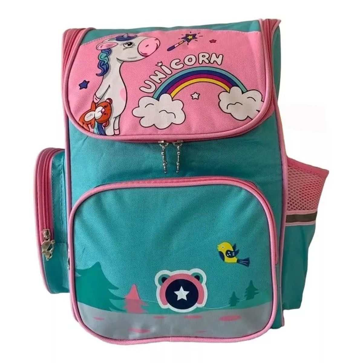 GENERICO - Mochila escolar animalitos niñas