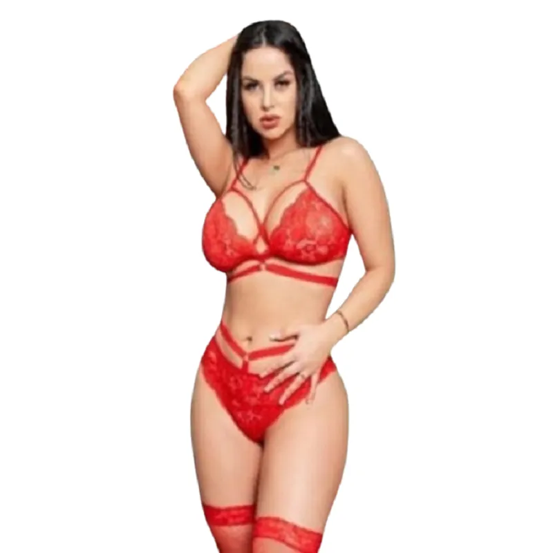 GENERICO - Lencería de Encaje Blanco TALLA S