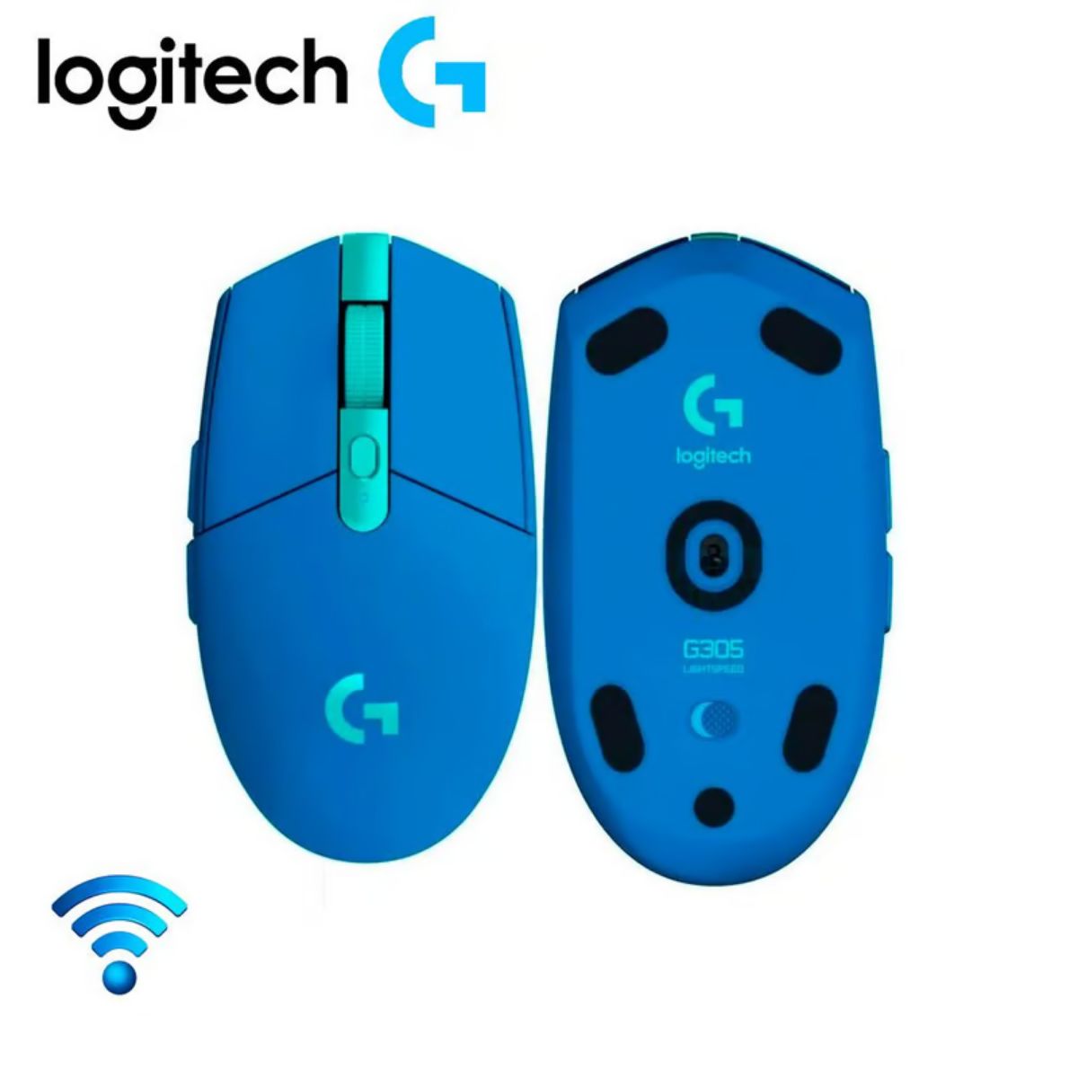 LOGITECH - MOUSE LOGITECH G305 LIGTHSPEED WIRELESS BLUE