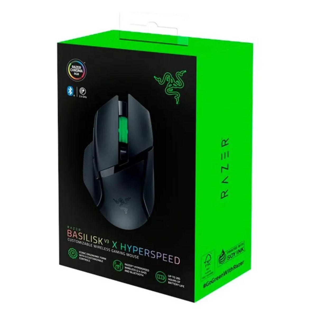 LOGITECH - MOUSE RAZER BASILISK V3 X 18K DPI WIRELESSS BT MECHANICAL BLACK