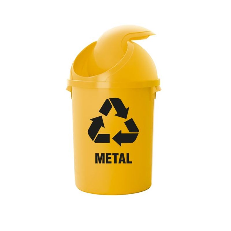 POLINPLAST - Papelero Artur N° 80 Ecológico para Residuos de Metal