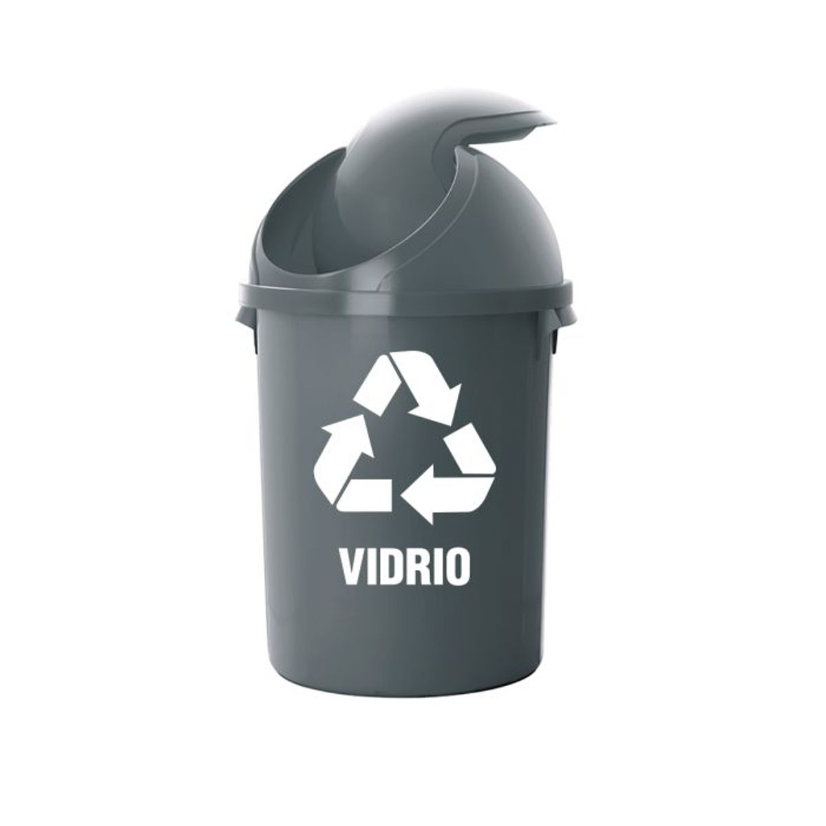 POLINPLAST - Papelero Artur N° 80 Ecológico para Residuos de Vidrio