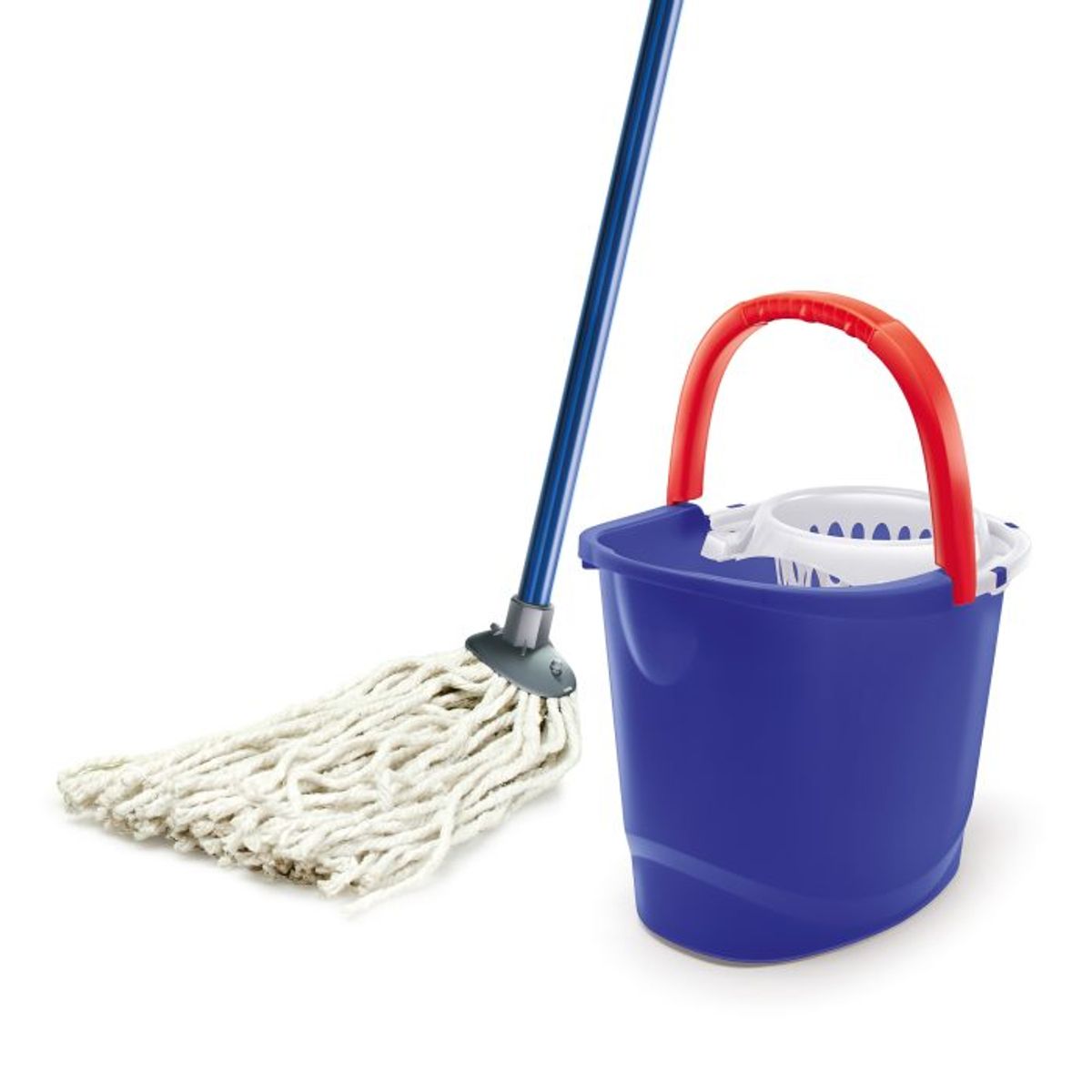POLINPLAST - Set de Limpieza Practifácil con Balde y Trapeador