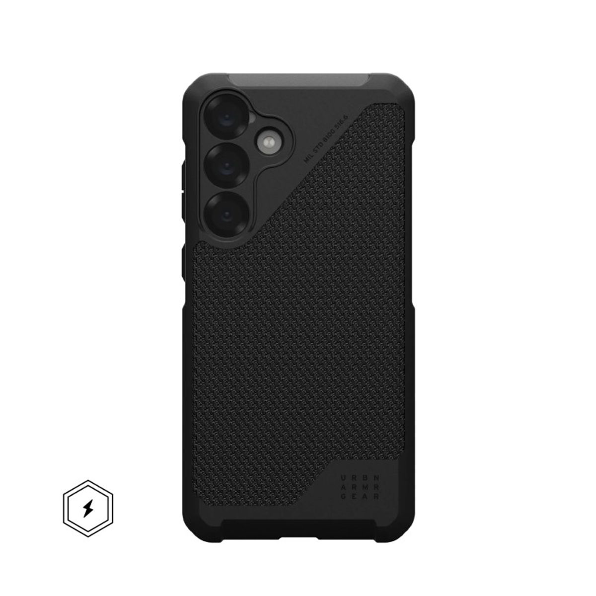 URBAN ARMOR GEAR - Case UAG Galaxy S25 Plus MagSafe Fibra Kevlar Resistencia 5m Negro
