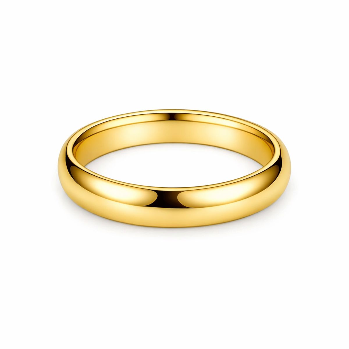 GENERICO - Anillo Media Caña Mujer compromiso san valentin