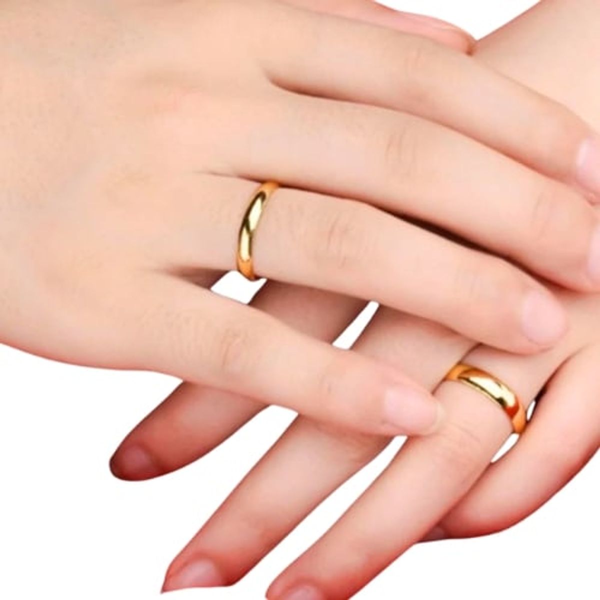 GENERICO - Anillo Media Caña Mujer compromiso san valentin