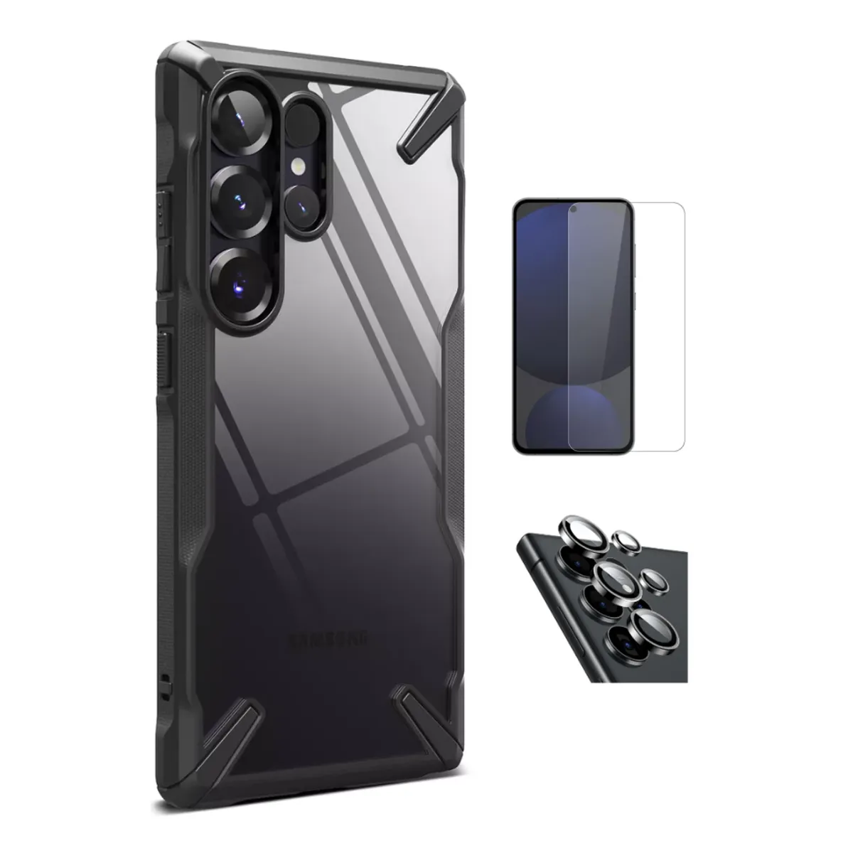 RINGKE - CASE RINGKE FUSION X SAMSUNG GALAXY S25 ULTRA Y VIDRIOS