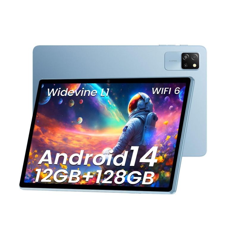 BLACKVIEW - Tablet Blackview Tab 60 WIFI 10.1" 128GB+12GB RAM, 5100 mAh, Android 14 - Blue