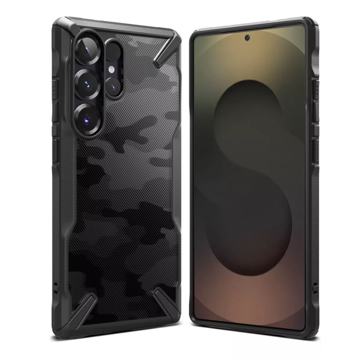 RINGKE - CASE RINGKE FUSION X CAMUFLADO SAMSUNG GALAXY S25 ULTRA Y VIDRIO