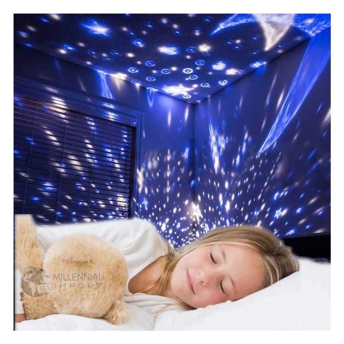 GENERICO - Lámpara Proyector De Estrella y Luna Star Master Para Niños