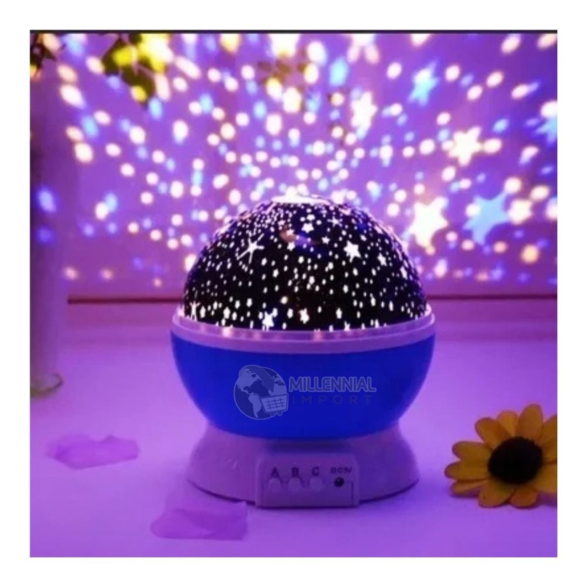 GENERICO - Lámpara Proyector De Estrella y Luna Star Master Para Niños