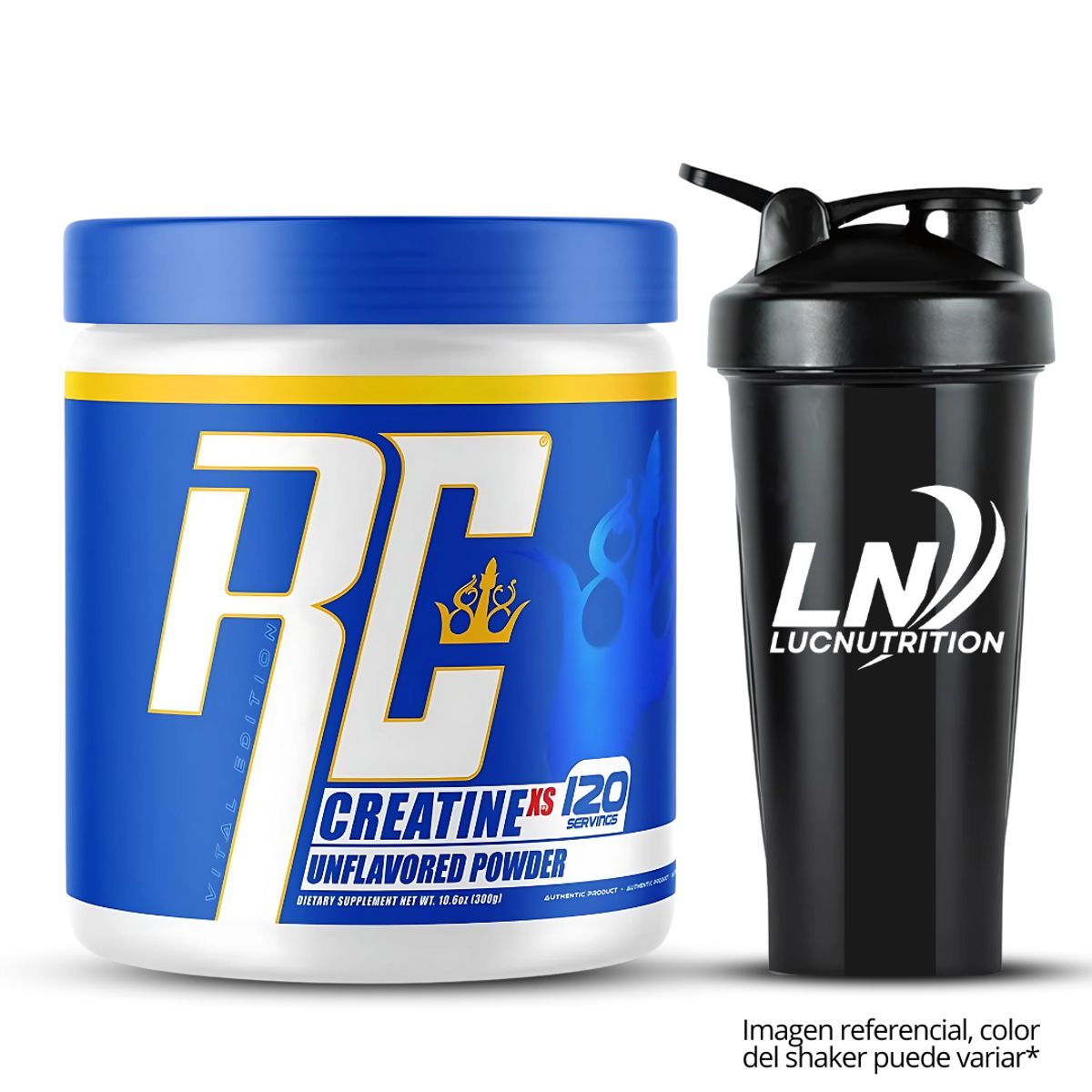 RONNIE COLEMAN - Creatina Ronnie Coleman 300 g - Creatina Monohidratada Micronizada + shaker