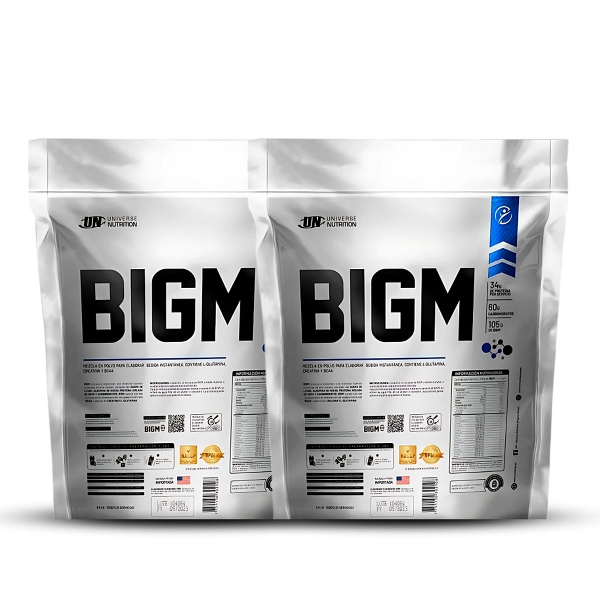 UNIVERSE NUTRITION - Bigm 5 kg - Chocolate Pack x 2