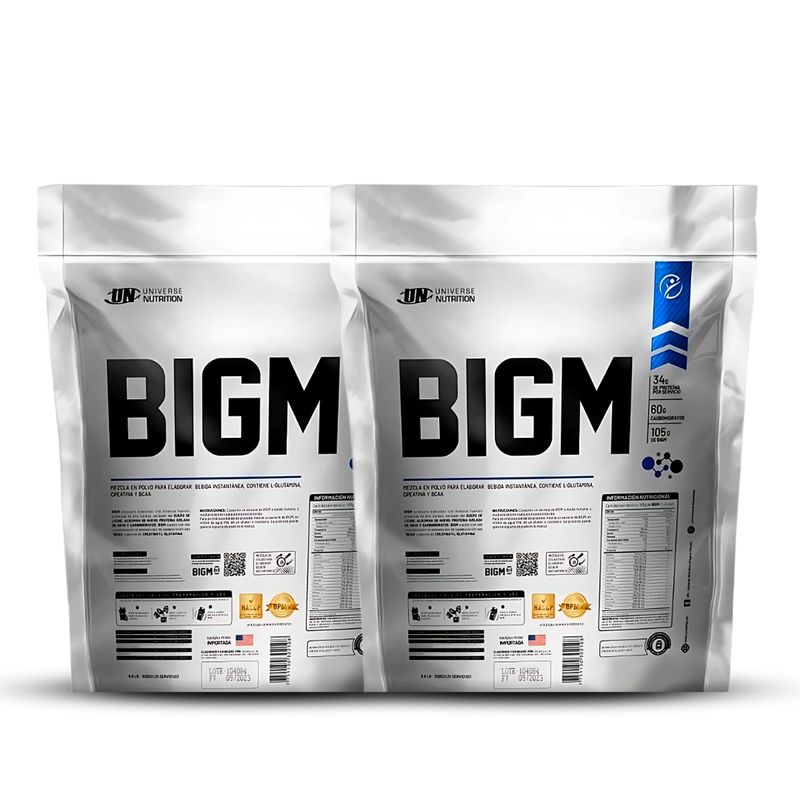 UNIVERSE NUTRITION - Bigm 5 kg - Chocolate Pack x 2