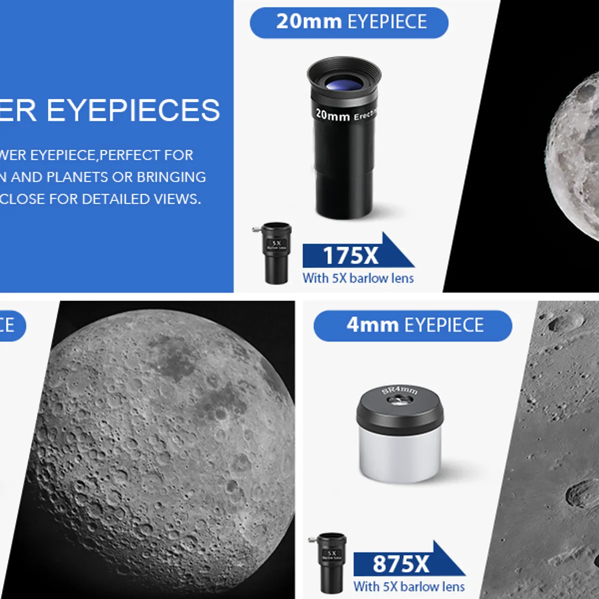 U BUY - Telescopio Astronómico  Diámetro  76 Mm Y Focal  700 Mm