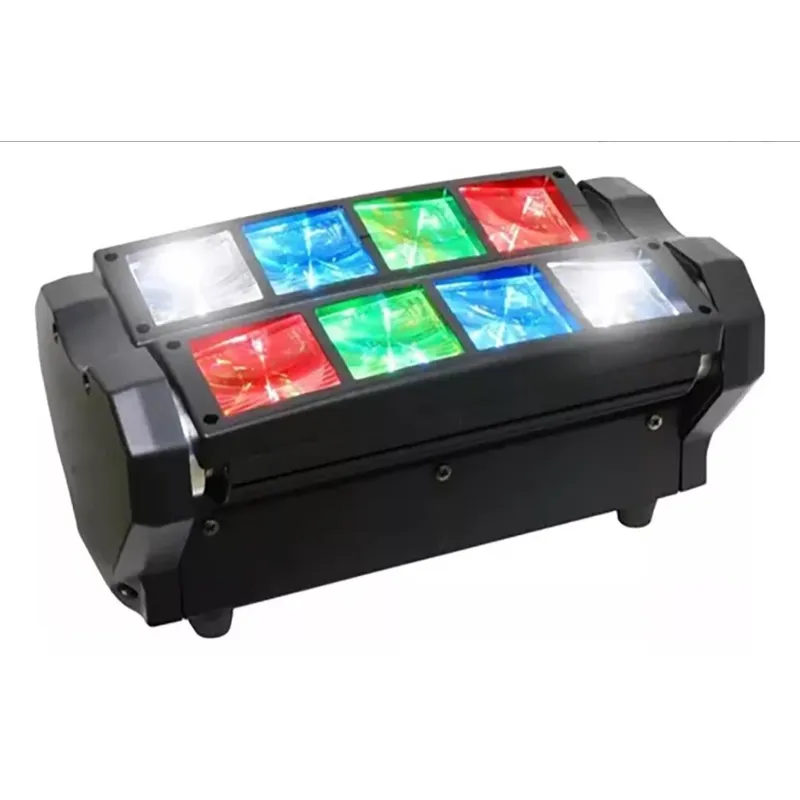 U BUY - Cabeza Movil Led Spider Beam Rgbw Dmx 8x3w Luz Disco
