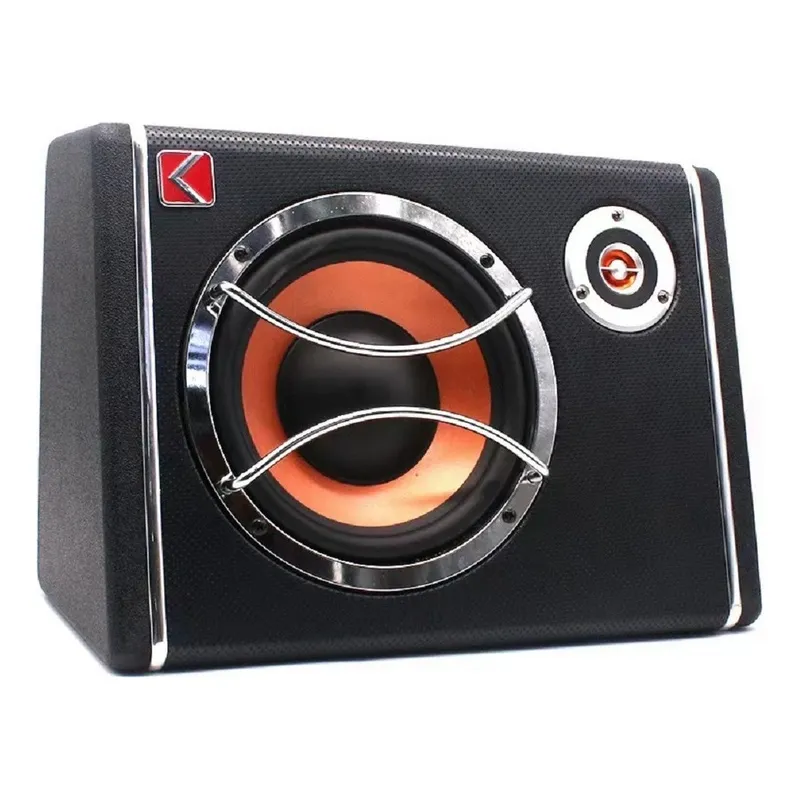 QUICK - Subwoofer Plano Amplificado Parlante+ Kit Instalación