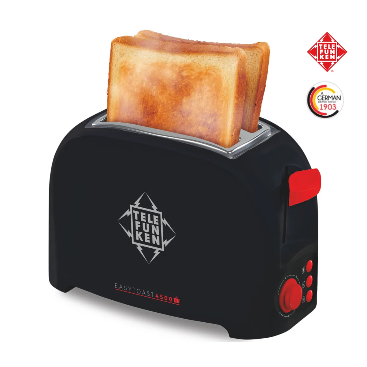 TELEFUNKEN - TOSTADORA ELECTRICA EASYTOAST-4500 220V
