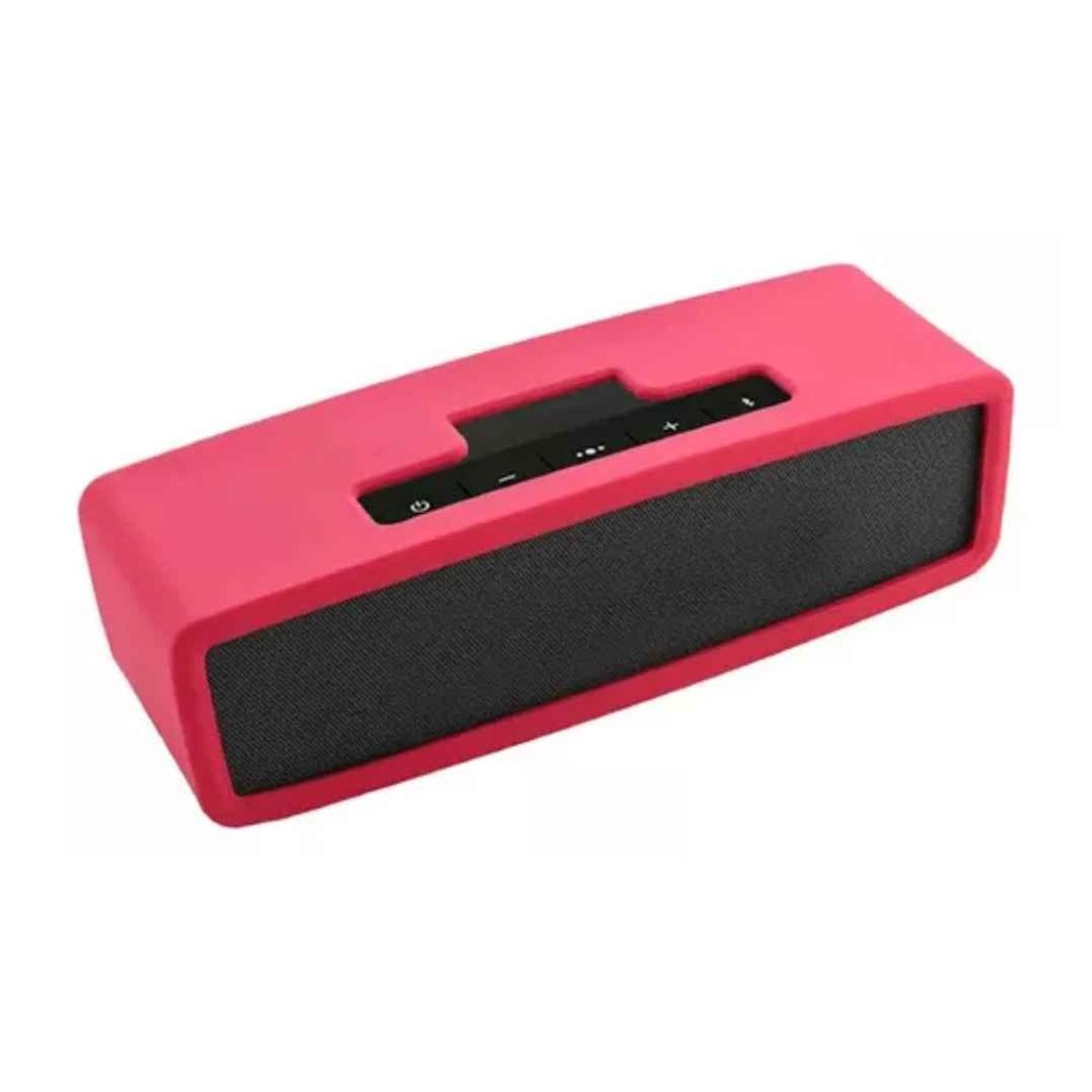 GENERICO - FUNDA CASE PROTECTOR SILICONA PARA BOSE SOUNDLINK MINI 12 ROJO
