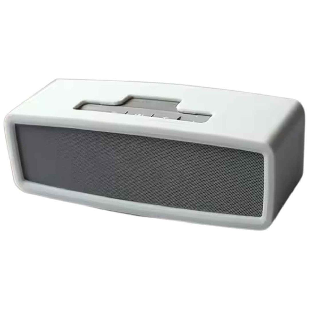 GENERICO - FUNDA CASE PROTECTOR SILICONA PARA BOSE SOUNDLINK MINI 12 BLANCO