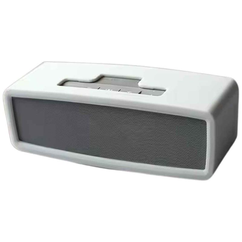 GENERICO - FUNDA CASE PROTECTOR SILICONA PARA BOSE SOUNDLINK MINI 12 BLANCO