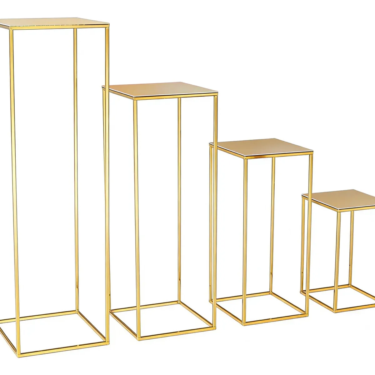 U BUY - Mesas Candy Bar Decoracion 4 Pzs Estructura Metalicas Fiesta