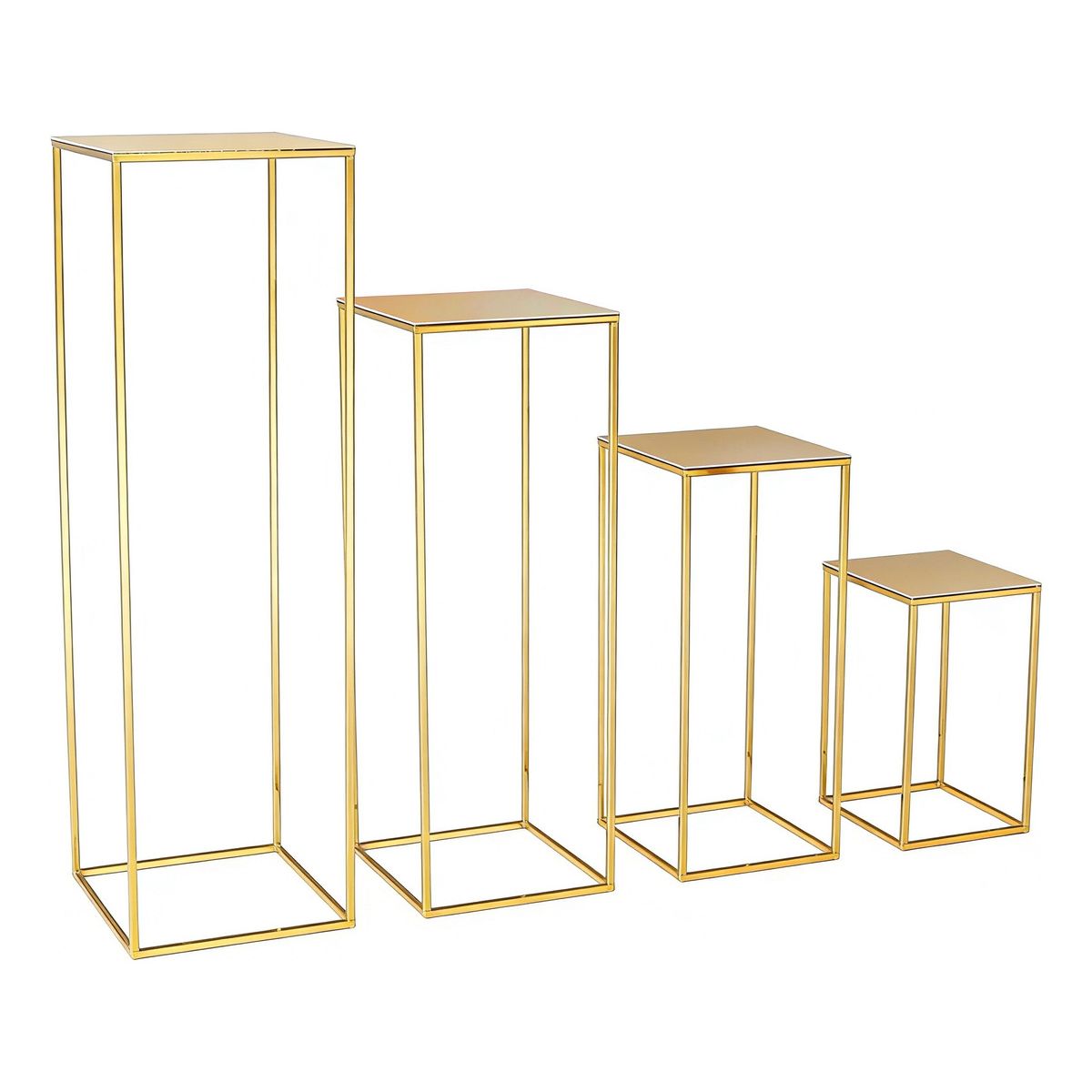 U BUY - Mesas Candy Bar Decoracion 4 Pzs Estructura Metalicas Fiesta