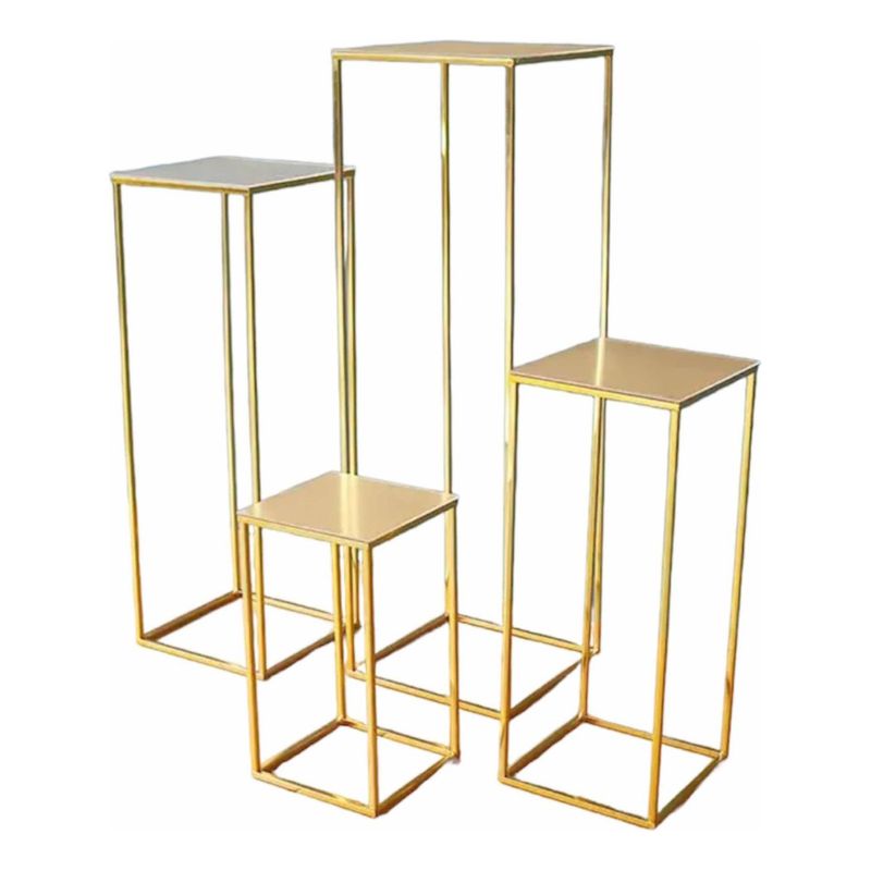 U BUY - Mesas Candy Bar Decoracion 4 Pzs Estructura Metalicas Fiesta
