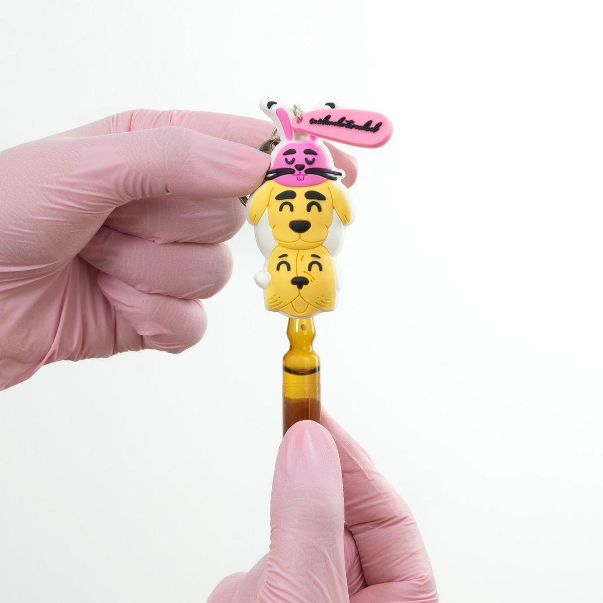 GENERICO - Llavero Rompe Ampolla Kamed Diseño Mascotas