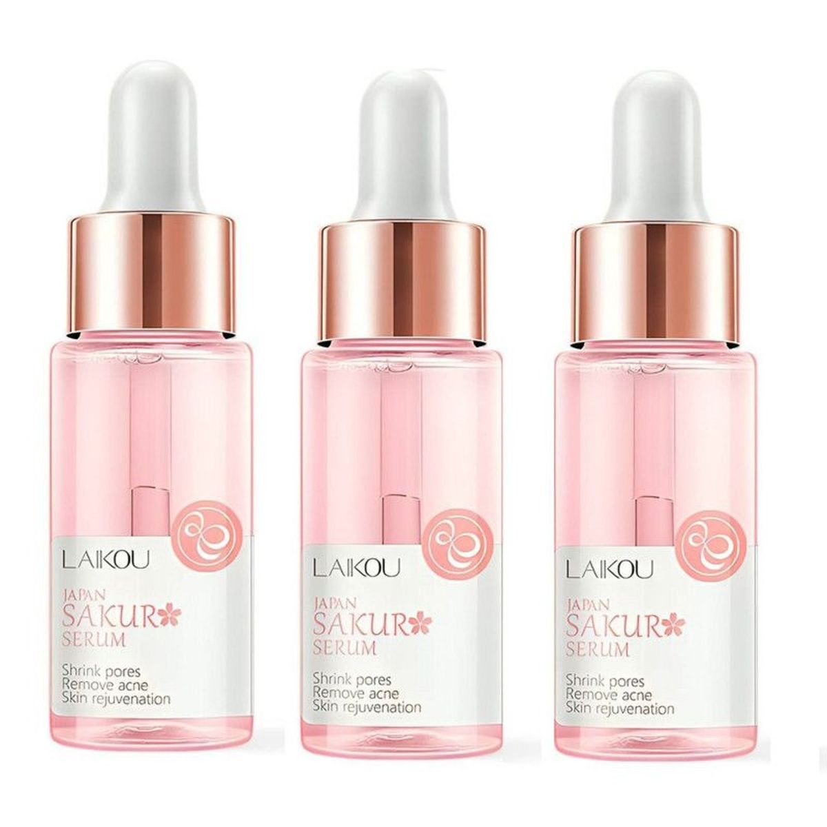 BIOAQUA - PACK 3 JAPAN SAKURA  SERUM 30ML