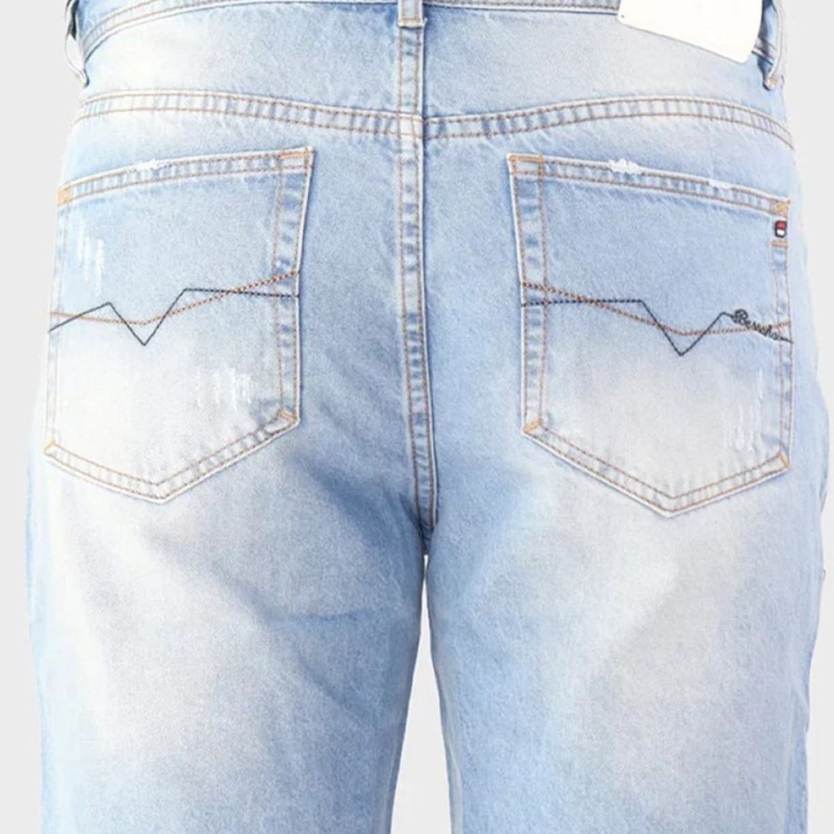 GENERICO - SHORT JEAN RASGADO PARA HOMBRE