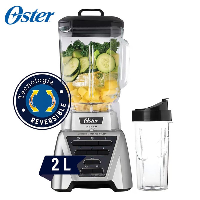 OSTER - Licuadora Xpert Series BLST3A-CPG 2 Litros 800W Plateado