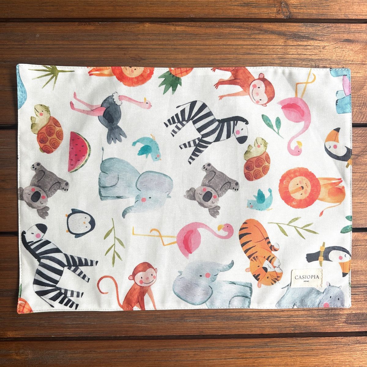 CASIOPIA - Mantel Individual para lonchera antimanchas Safari