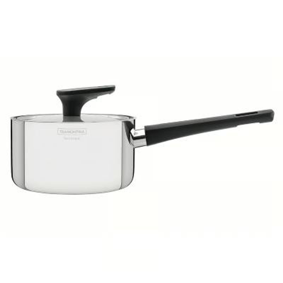 TRAMONTINA - Cacerola 16 cm Grano Baquelite Tramontina - Acero Inoxidable 1.7L