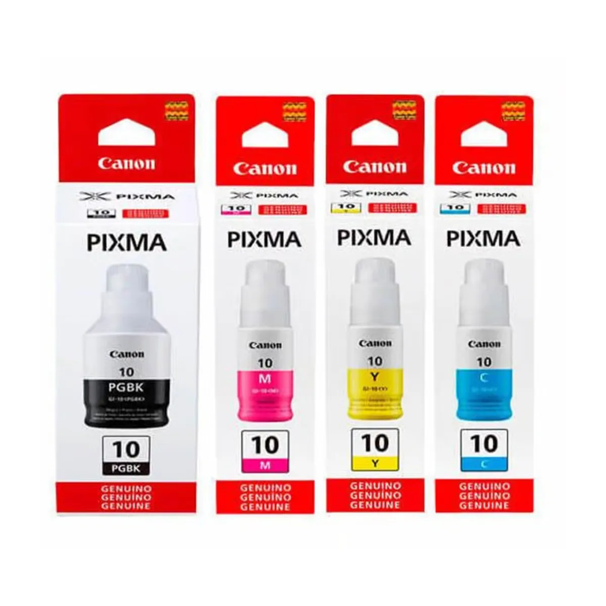 CANON - Kit de Tintas Canon GI-10 cmybk g5010 g6010 g7010 GI-10 original