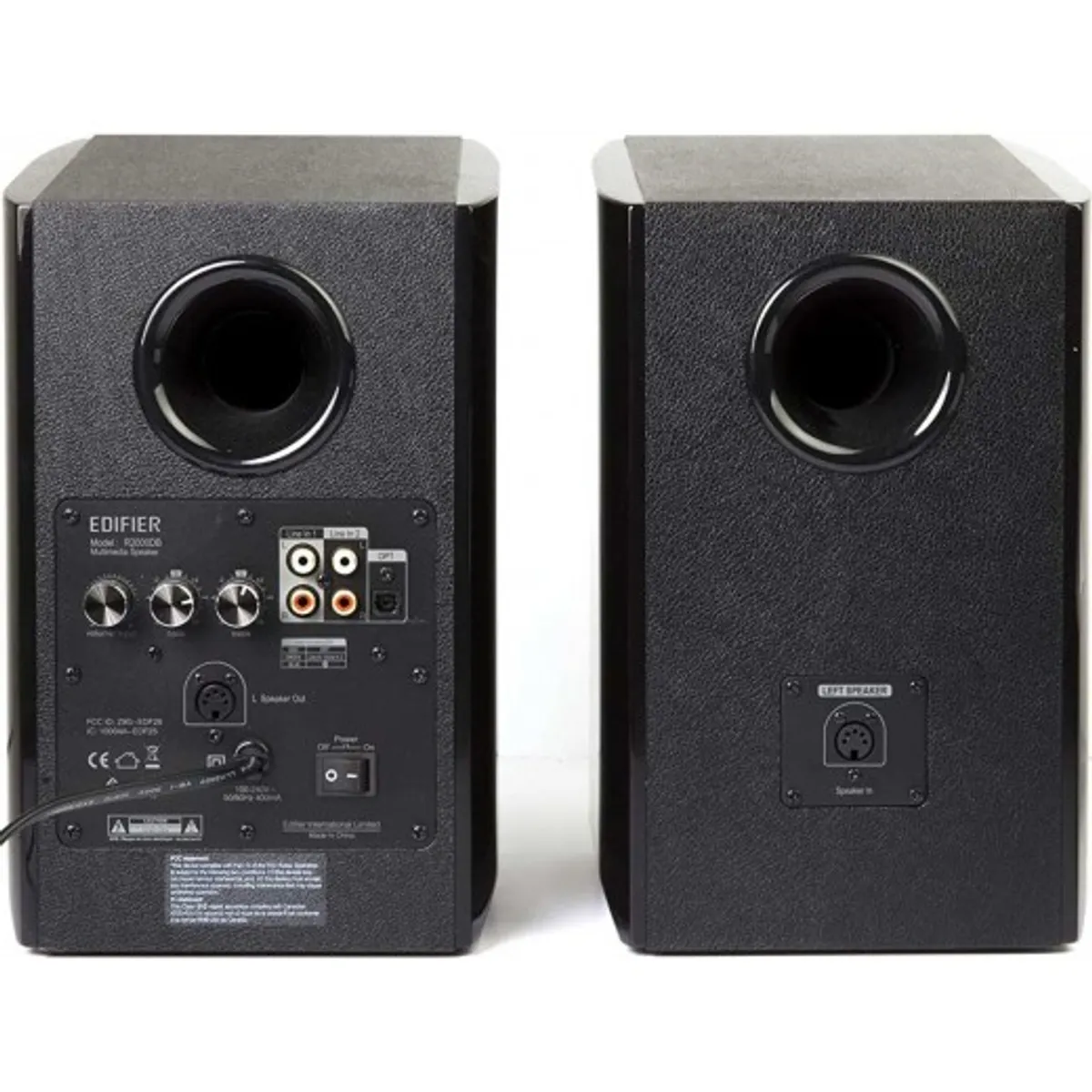 EDIFIER - PARLANTE EDIFIER R2000DB BLUETOOTH ENTRADA ANALÓGICA Y DIGITAL NEGRO