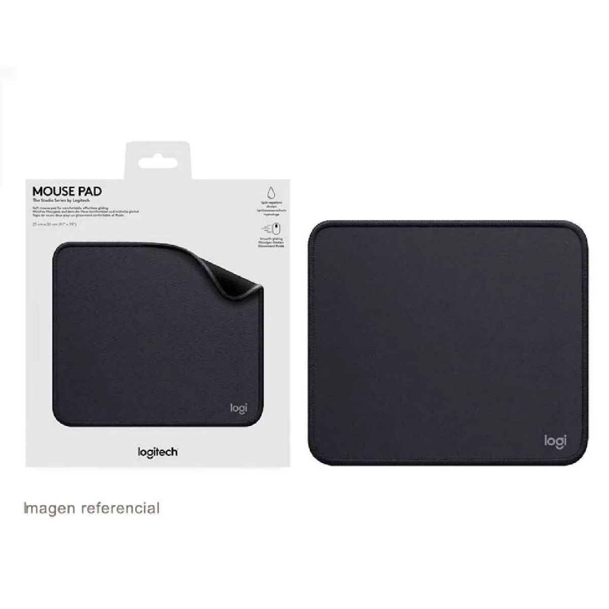 LOGITECH - PAD MOUSE LOGITECH ANTI-SALPICADURAS 200X230MM GRAPHITE
