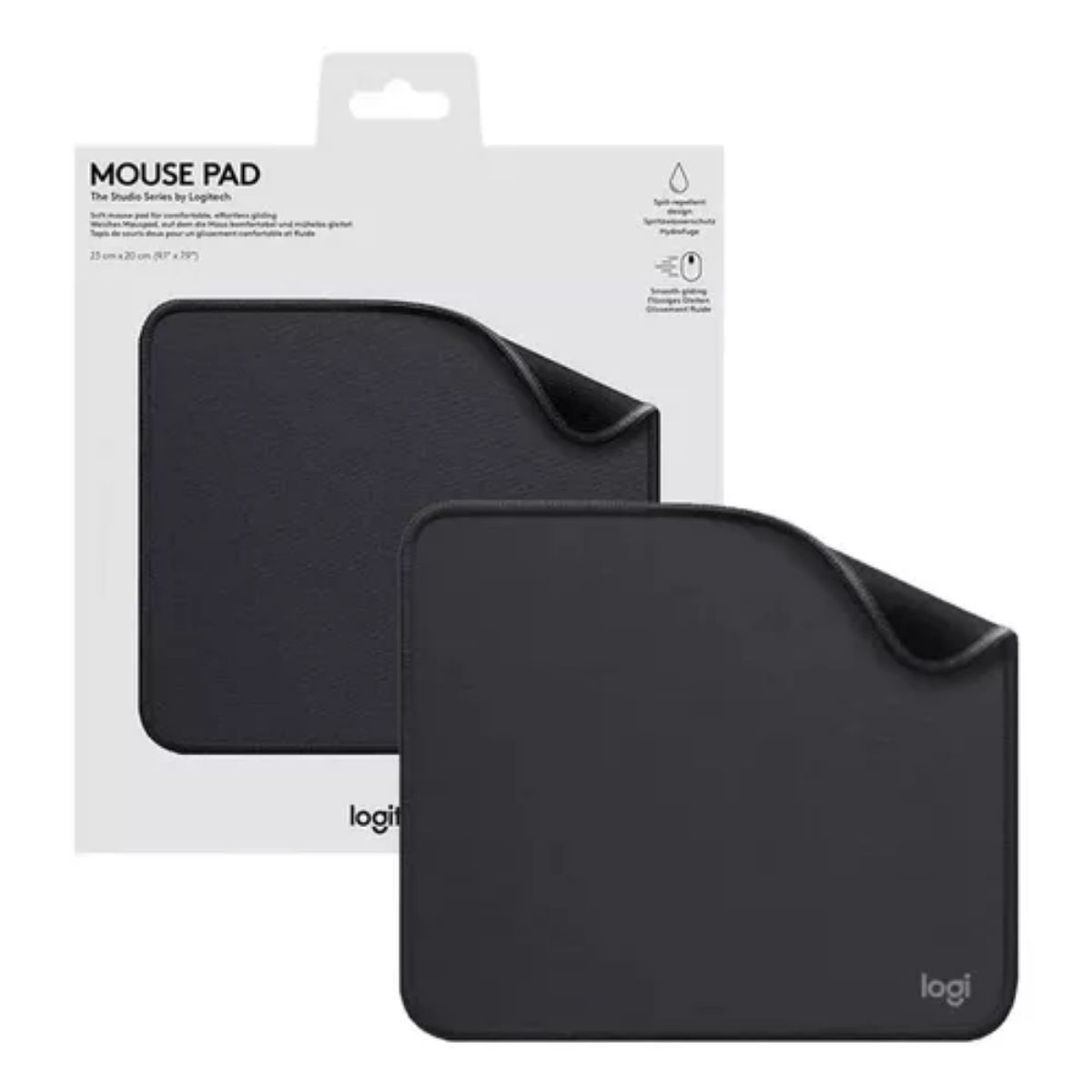 LOGITECH - PAD MOUSE LOGITECH ANTI-SALPICADURAS 200X230MM GRAPHITE