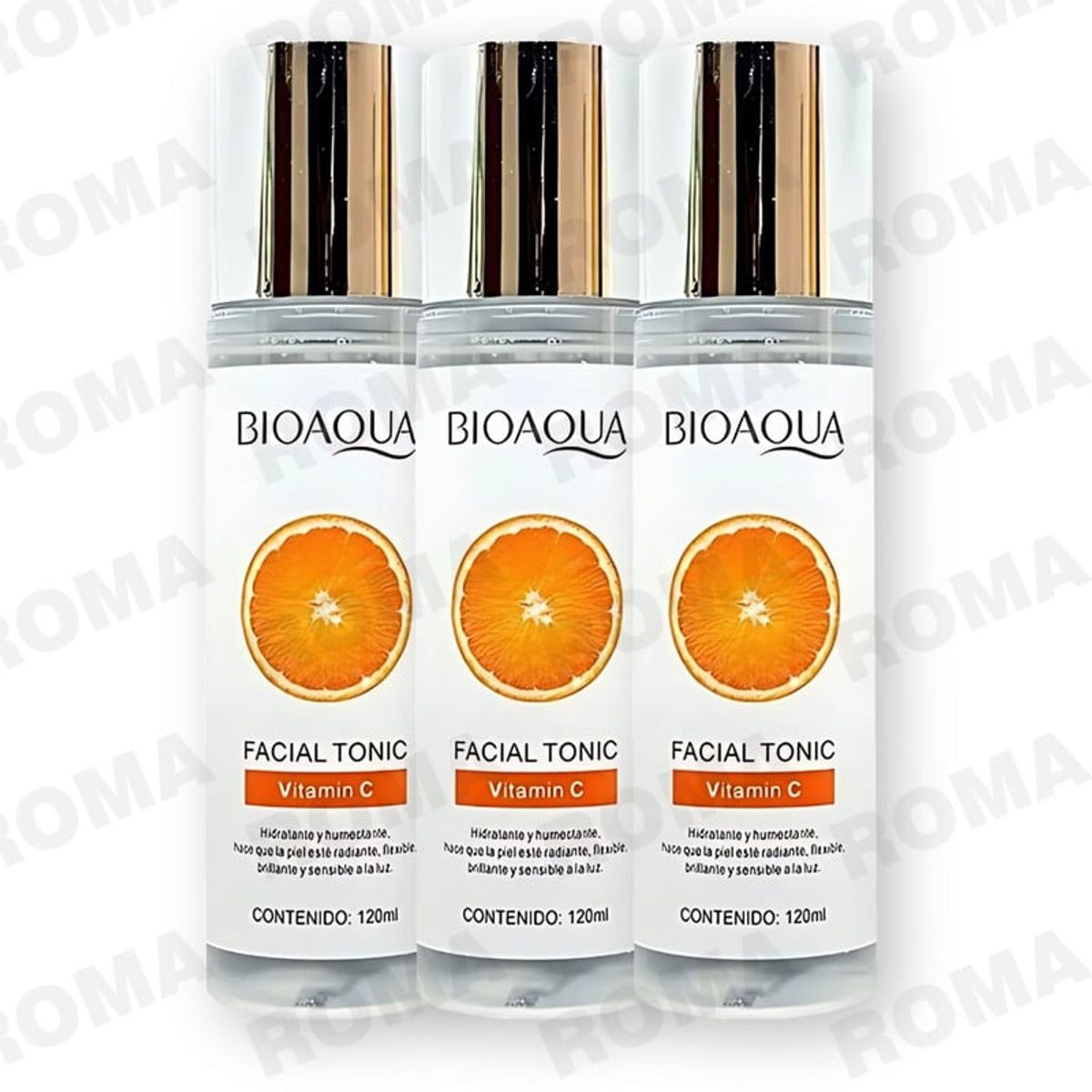 BIOAQUA - PACK 3 TÓNICO FACIAL VITAMINA C BIOAQUA 360ML