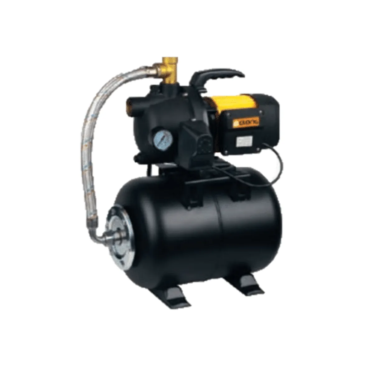 GLONG - EQUIPO HIDRONEUMÁTICO DE 24L + BOMBA JET AUTOCEBANTE 0,8 HP GLONG