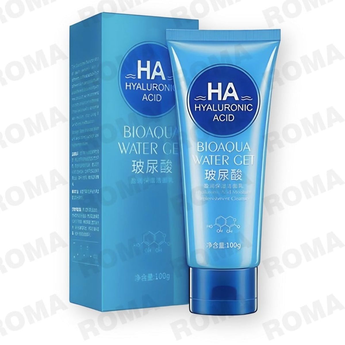 BIOAQUA - PACK 2 GEL LIMPIADOR DE ÁCIDO HIALURÓNICO WATER GET BIOAQUA 200G