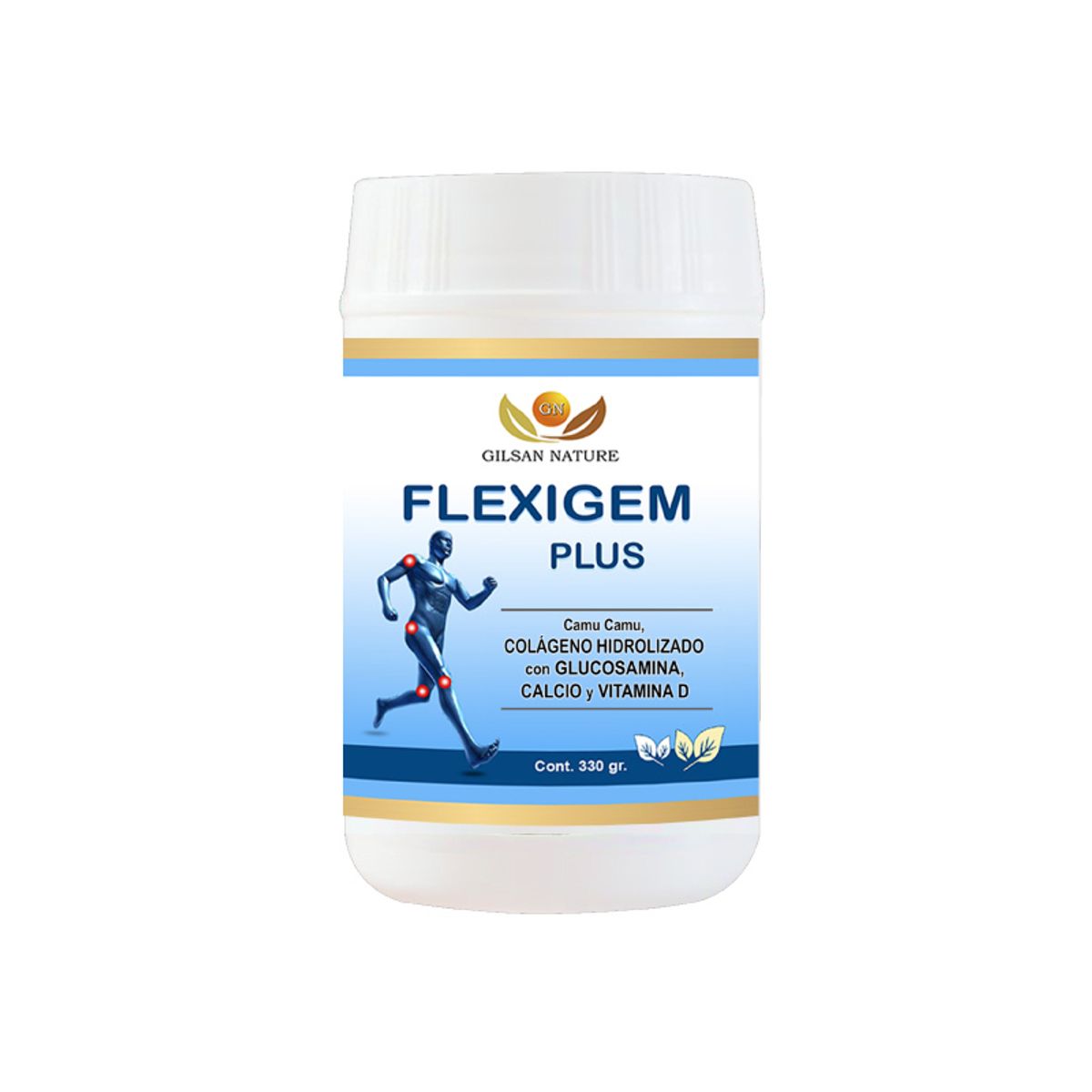 GENERICO - FLEXIGEM 330G  COLÁGENO,GLUCOSAMINA, VITAMINA D Y CALCIO