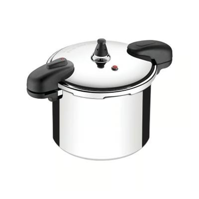 TRAMONTINA - Olla de Presión Tramontina Valência en Aluminio Pulido 24 cm 10 L